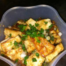 豆瓣酱黄金豆腐